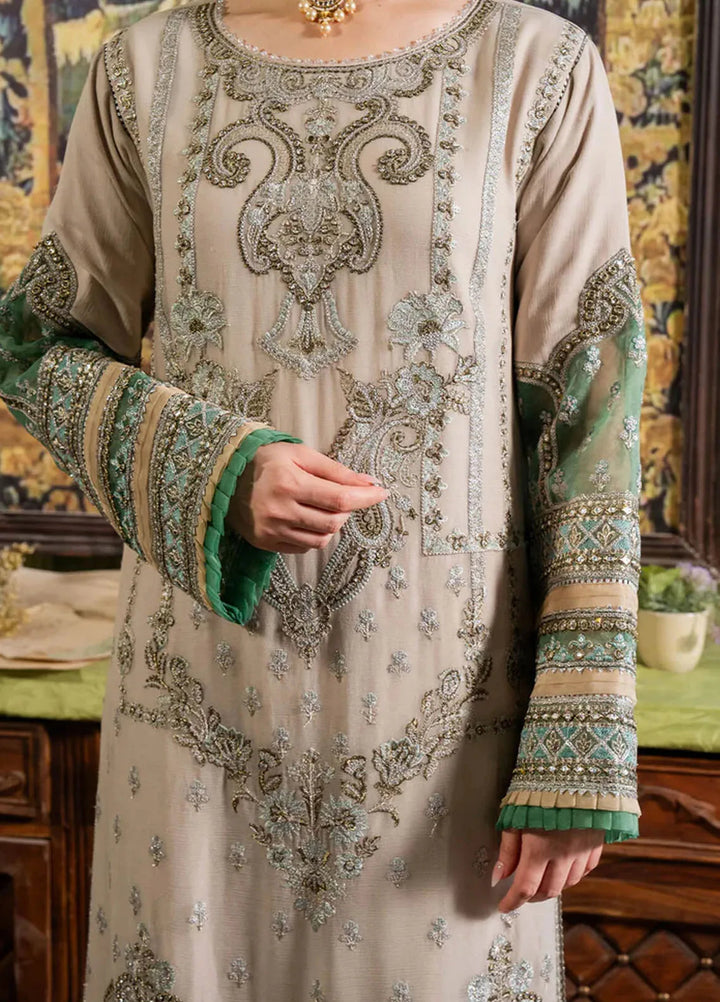 Naina By Imrozia Embroidered Chiffon Suit Unstitched 3 Piece IMP24N I-198 Beena - Formals Collection