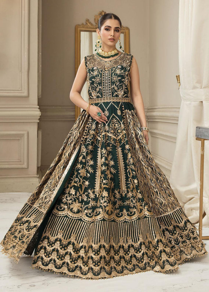 Nainsukh by House of Nawab Embroidered Organza Suits Unstitched 3 Piece HON23-N3 01 Hazwa (A) - Luxury Collection
