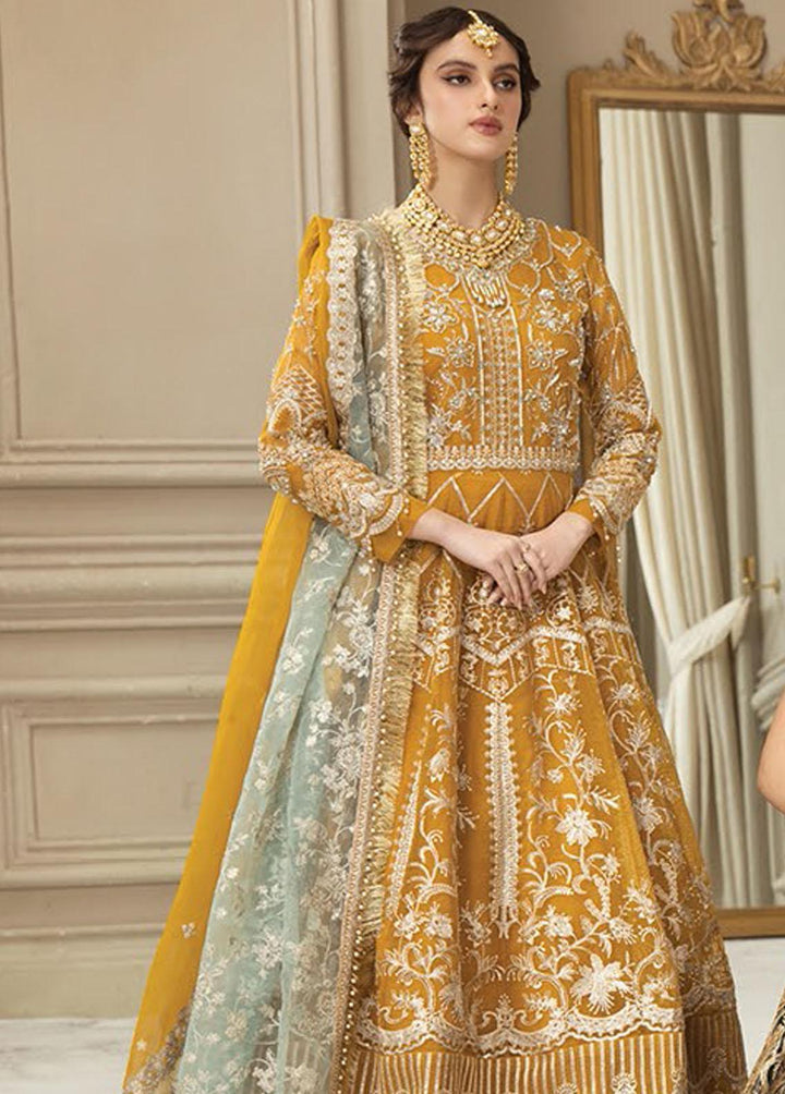 Nainsukh by House of Nawab Embroidered Organza Suits Unstitched 3 Piece HON23-N3 01 Hazwa (B) - Luxury Collection