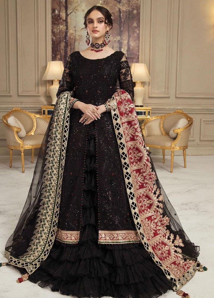 Nainsukh by House of Nawab Embroidered Net Suits Unstitched 3 Piece HON23-N3 02 Furat (B) - Luxury Collection