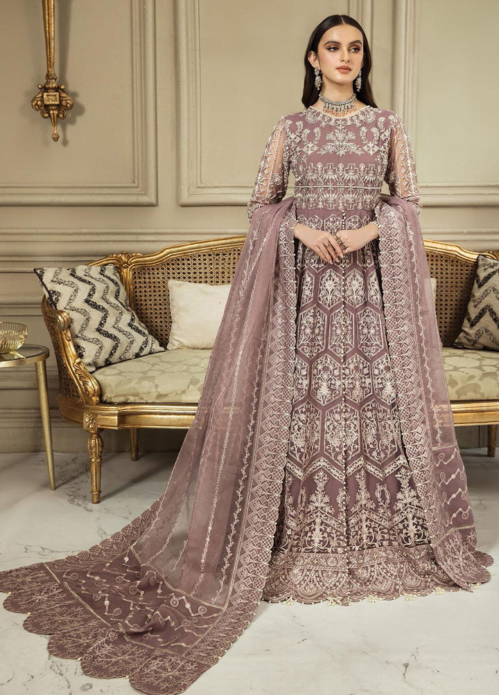 Nainsukh by House of Nawab Embroidered Net Suits Unstitched 3 Piece HON23-N3 05 Farisha (B) - Luxury Collection