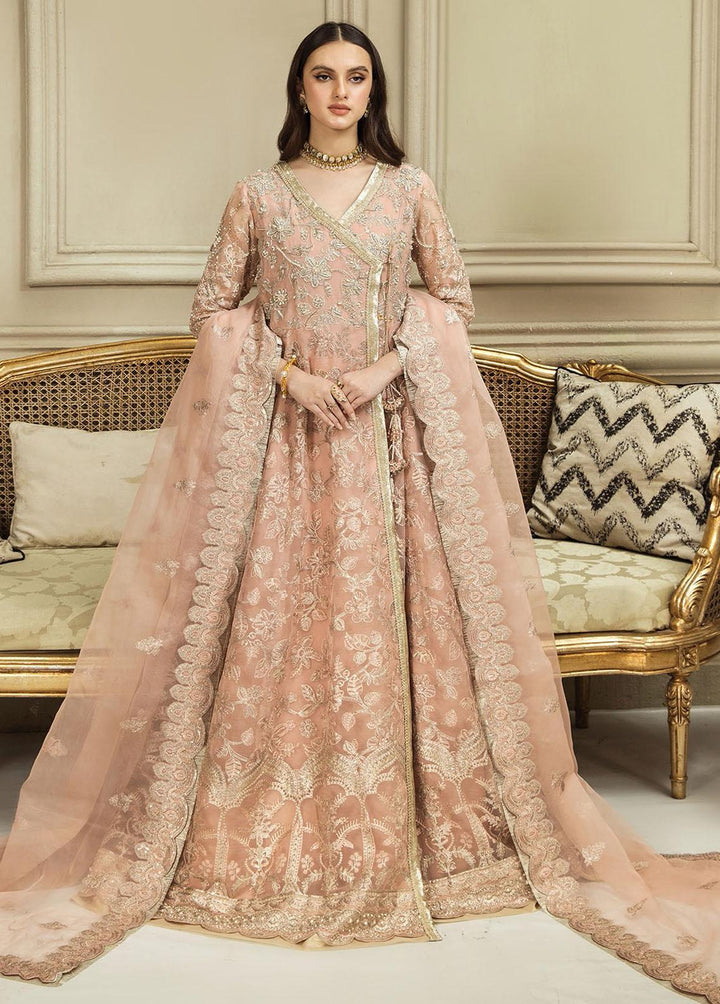 Nainsukh by House of Nawab Embroidered Organza Suits Unstitched 3 Piece HON23-N3 06 Shifa (A) - Luxury Collection