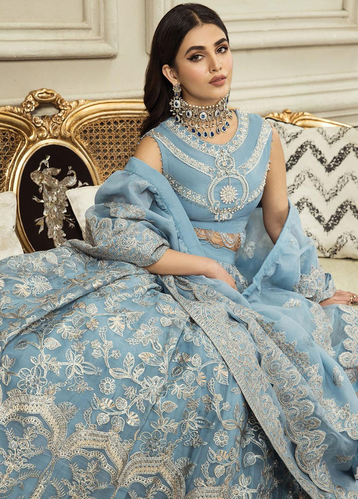 Nainsukh by House of Nawab Embroidered Organza Suits Unstitched 3 Piece HON23-N3 06 Shifa (B) - Luxury Collection