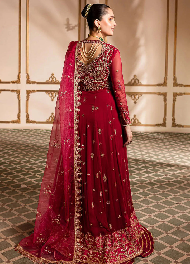 Naira by Roheenaz Embroidered Chiffon Suit Unstitched 4 Piece ENZ24N RNZ-01 Dua - Luxury Collection