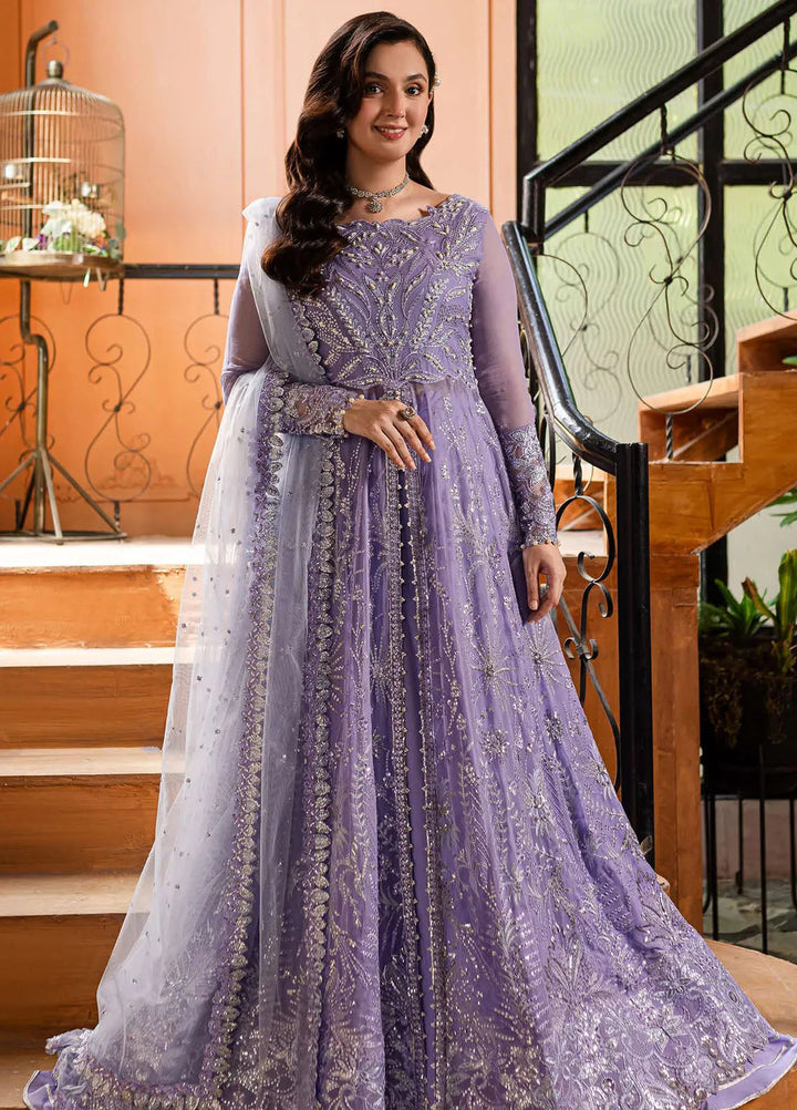 Naira by Roheenaz Embroidered Chiffon Suit Unstitched 4 Piece ENZ24N RNZ-06 Zaina - Luxury Collection