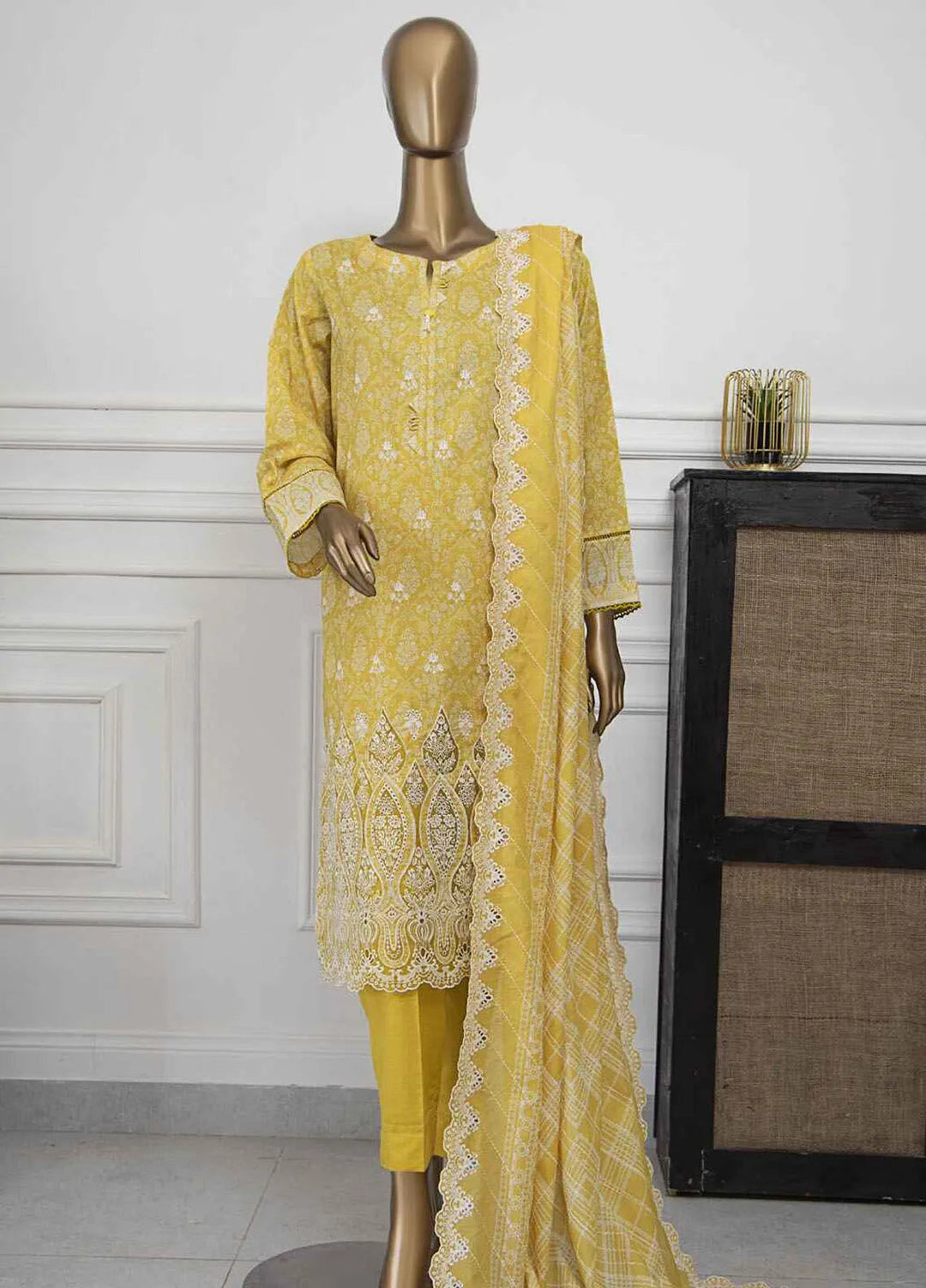 Nakshkari by HZ Textiles Embroidered Lawn Suits Unstitched 3 Piece HZ25NK NKE-962 - Summer Collection