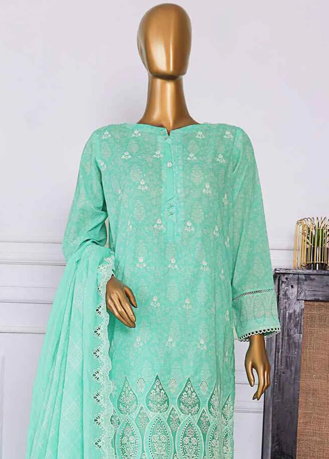 Nakshkari by HZ Textiles Embroidered Lawn Suits Unstitched 3 Piece HZ25NK NKE-964 - Summer Collection