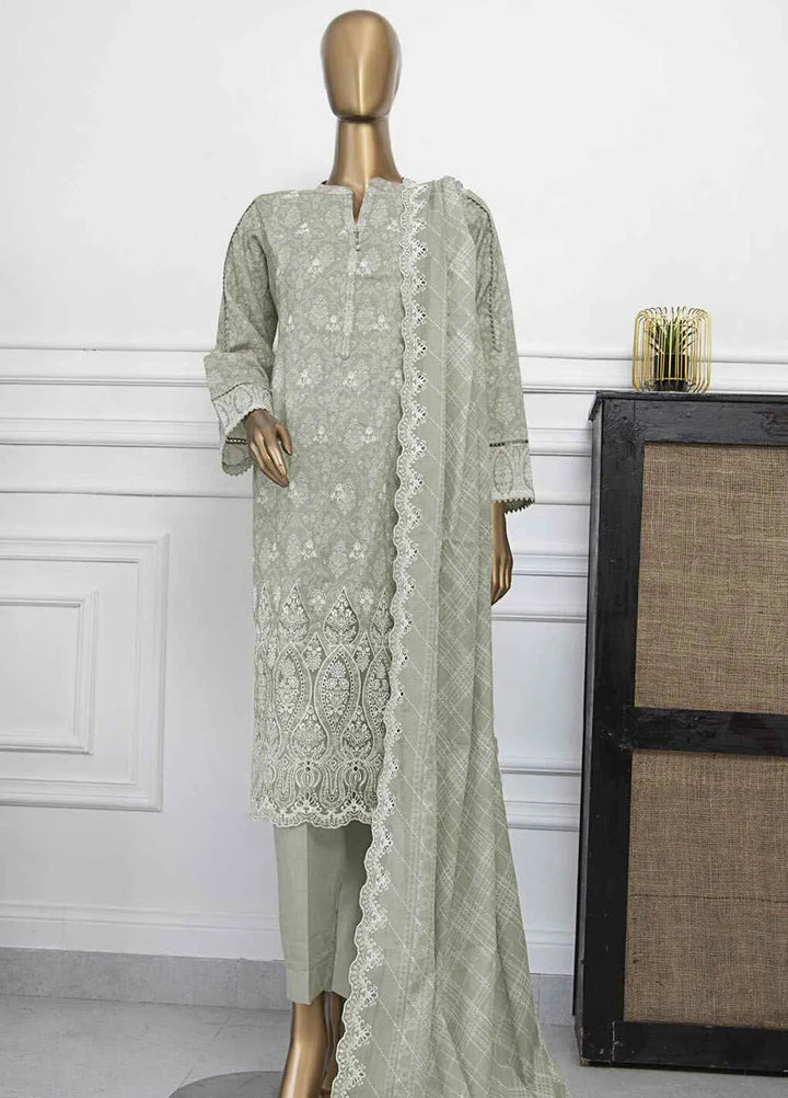 Nakshkari by HZ Textiles Embroidered Lawn Suits Unstitched 3 Piece HZ25NK NKE-968 - Summer Collection