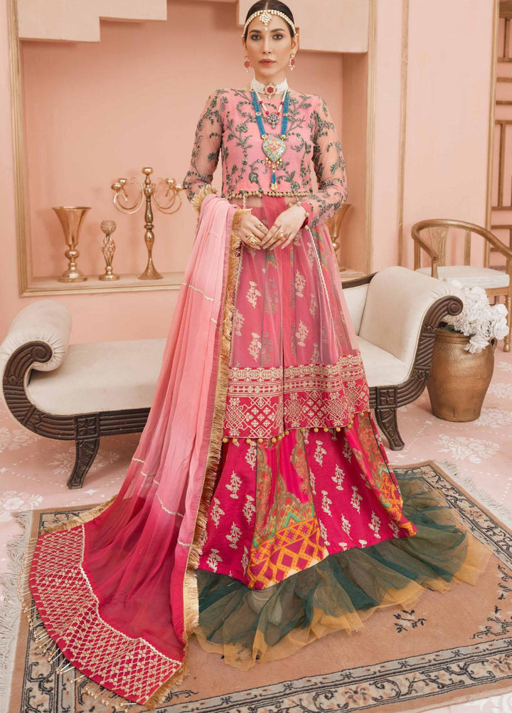 Namal By Sanaya Embroidered Raw Silk Suits Unstitched 3 Piece SNY21N 03 SHAHZNAMEH - Wedding Collection