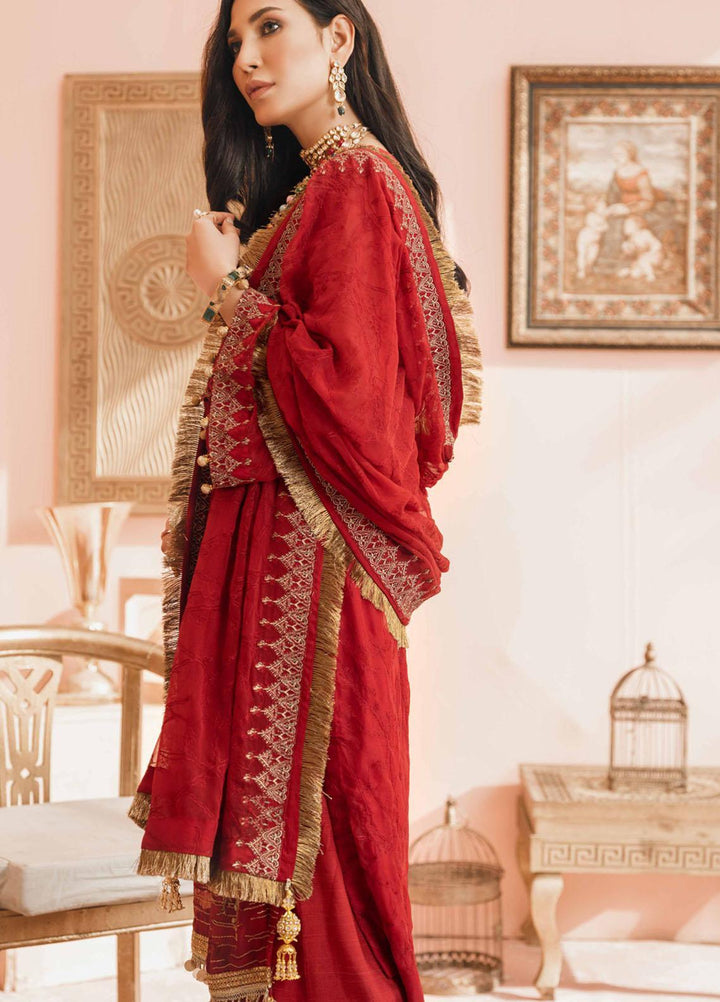 Namal By Sanaya Embroidered Chiffon Suits Unstitched 3 Piece SNY21N 06 NAAZ - Wedding Collection