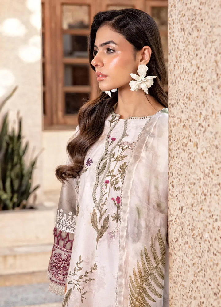 Nana Ka Ghar by Meerak Pret Chikankari Lawn 3 Piece Suit Mahjabeen