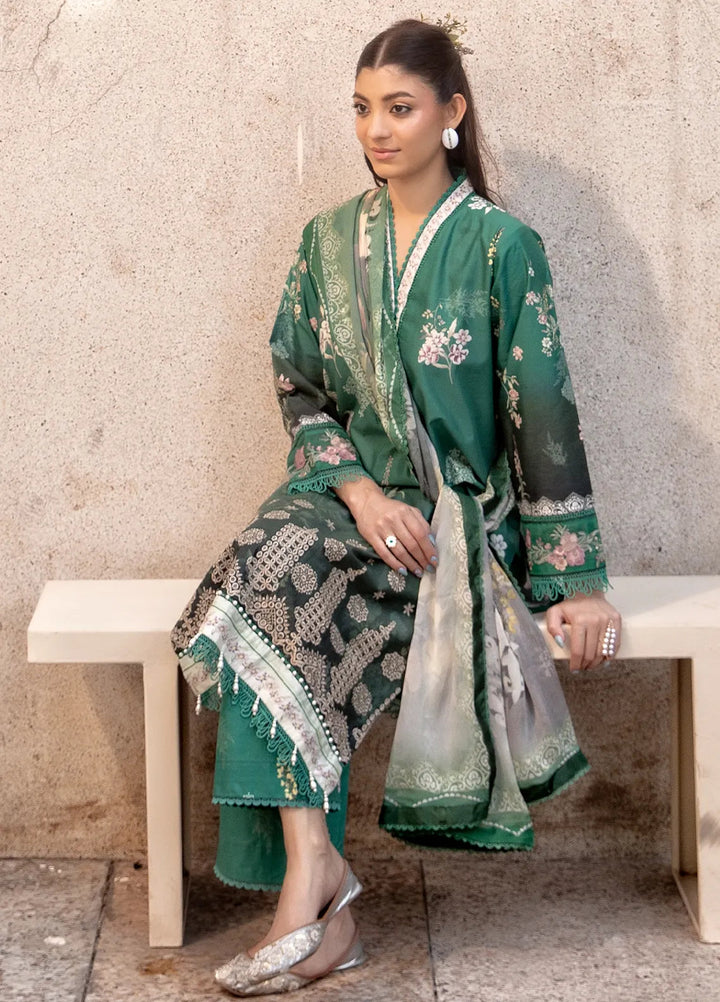 Nana Ka Ghar by Meerak Pret Chikankari Lawn 3 Piece Suit Mahpara