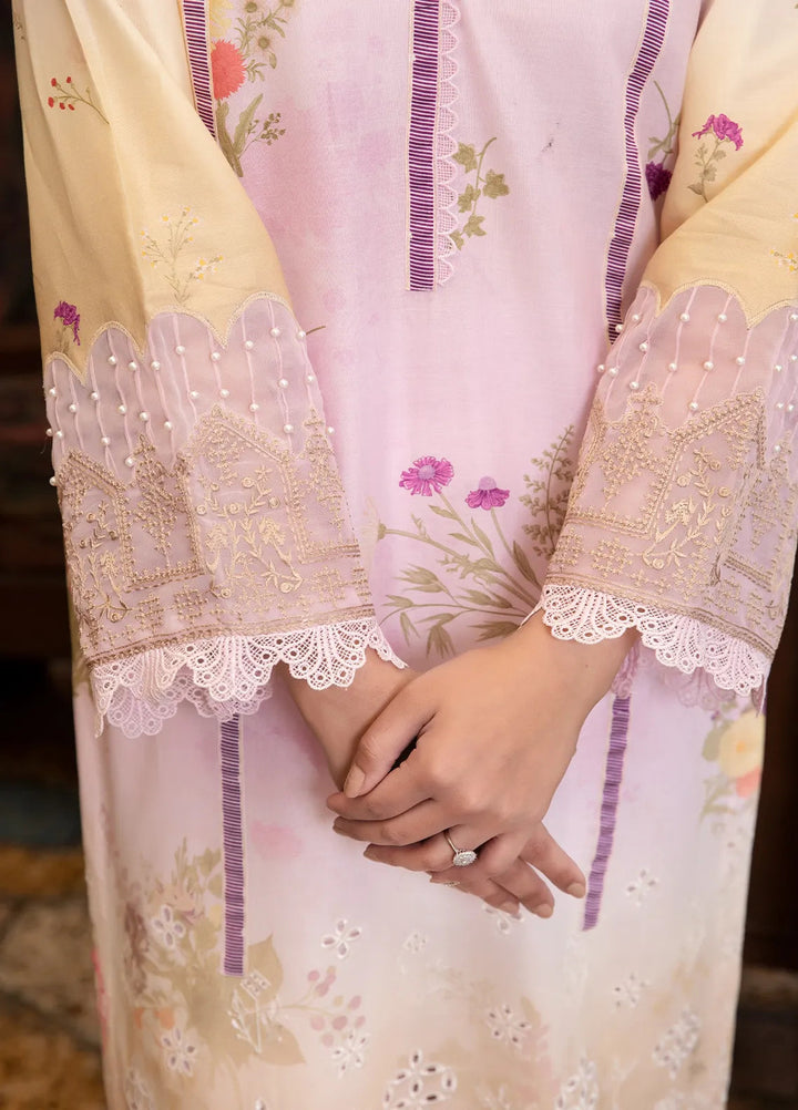 Nana Ka Ghar by Meerak Pret Chikankari Lawn 3 Piece Suit Tabassum