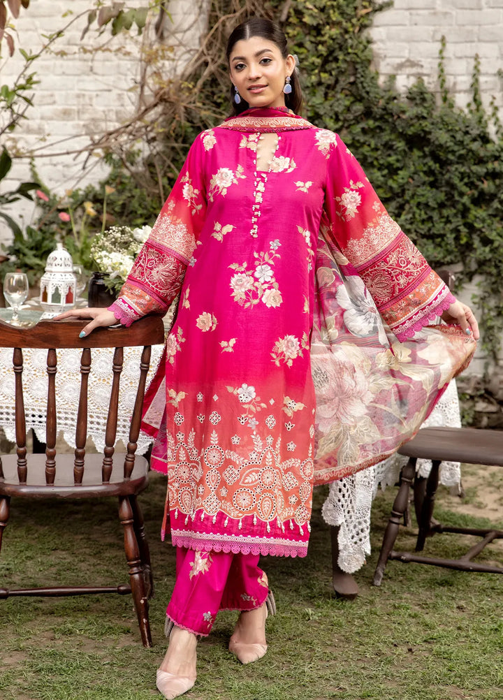 Nana Ka Ghar by Meerak Pret Chikankari Lawn 3 Piece Suit Zaibunnisa