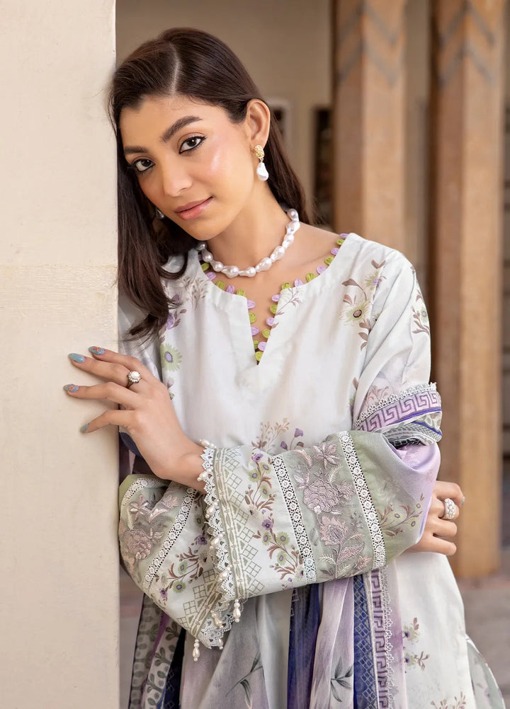 Nana Ka Ghar by Meerak Pret Chikankari Lawn 3 Piece Suit Zohra