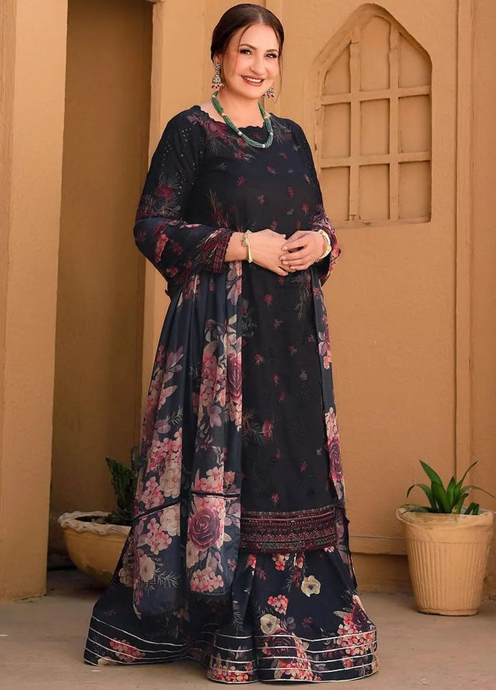 Nani Ka Ghar by Iznik Embroidered Lawn Suits Unstitched 3 Piece IZ24NG NKG-01 Aangan - Luxury Eid Collection
