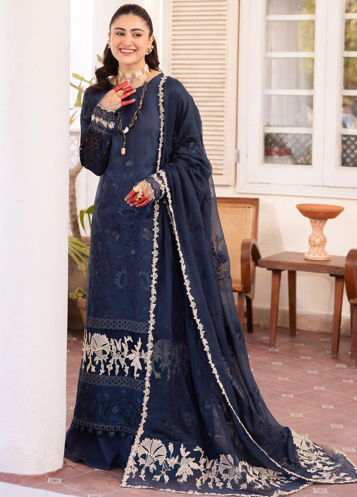 Nani Ka Ghar by Iznik Embroidered Lawn Suits Unstitched 3 Piece IZ24NG NKG-03 Ayina - Luxury Eid Collection