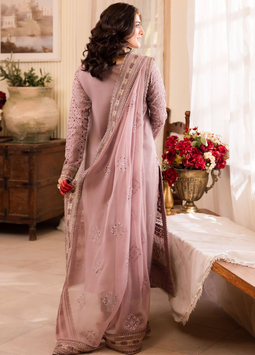 Nani Ka Ghar by Iznik Embroidered Lawn Suits Unstitched 3 Piece IZ24NG NKG-04 Chaap - Luxury Eid Collection