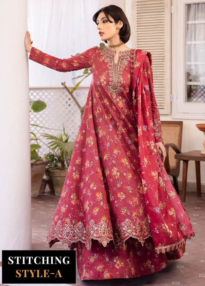 Nani Ka Ghar by Iznik Embroidered Lawn Suits Unstitched 3 Piece IZ24NG NKG-09 Yaadein - Luxury Eid Collection