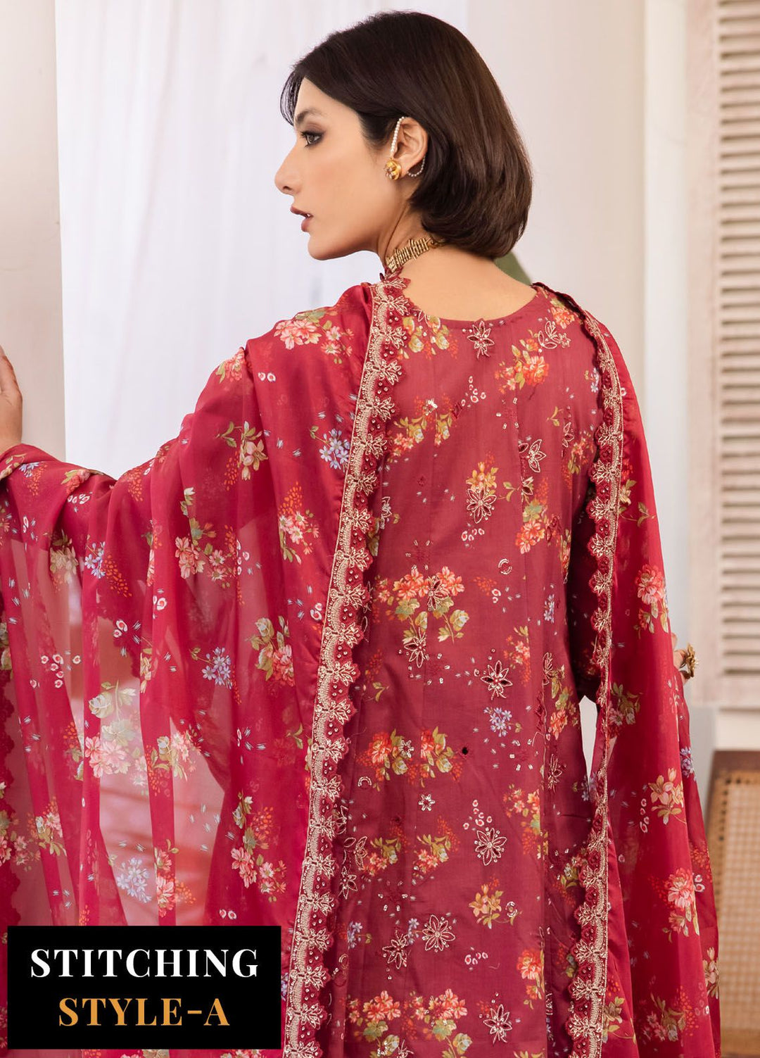 Nani Ka Ghar by Iznik Embroidered Lawn Suits Unstitched 3 Piece IZ24NG NKG-09 Yaadein - Luxury Eid Collection