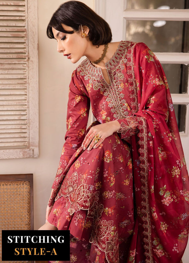 Nani Ka Ghar by Iznik Embroidered Lawn Suits Unstitched 3 Piece IZ24NG NKG-09 Yaadein - Luxury Eid Collection