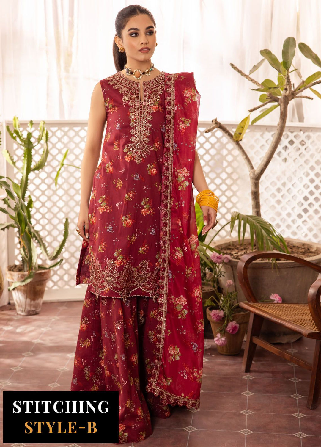 Nani Ka Ghar by Iznik Embroidered Lawn Suits Unstitched 3 Piece IZ24NG NKG-09 Yaadein - Luxury Eid Collection