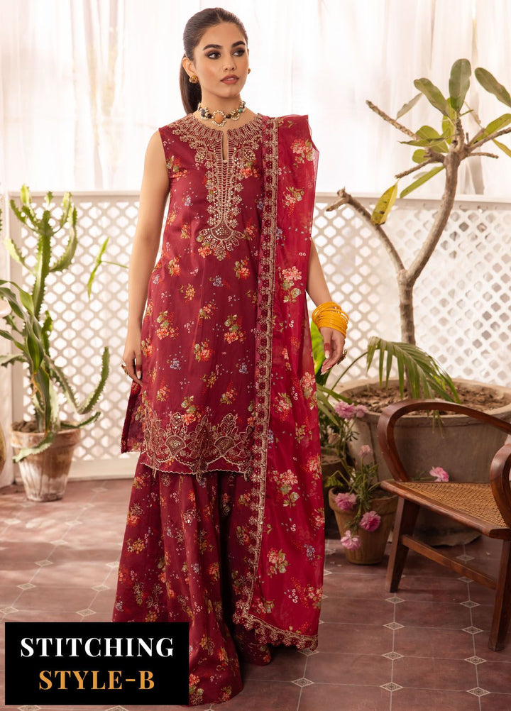 Nani Ka Ghar by Iznik Embroidered Lawn Suits Unstitched 3 Piece IZ24NG NKG-09 Yaadein - Luxury Eid Collection