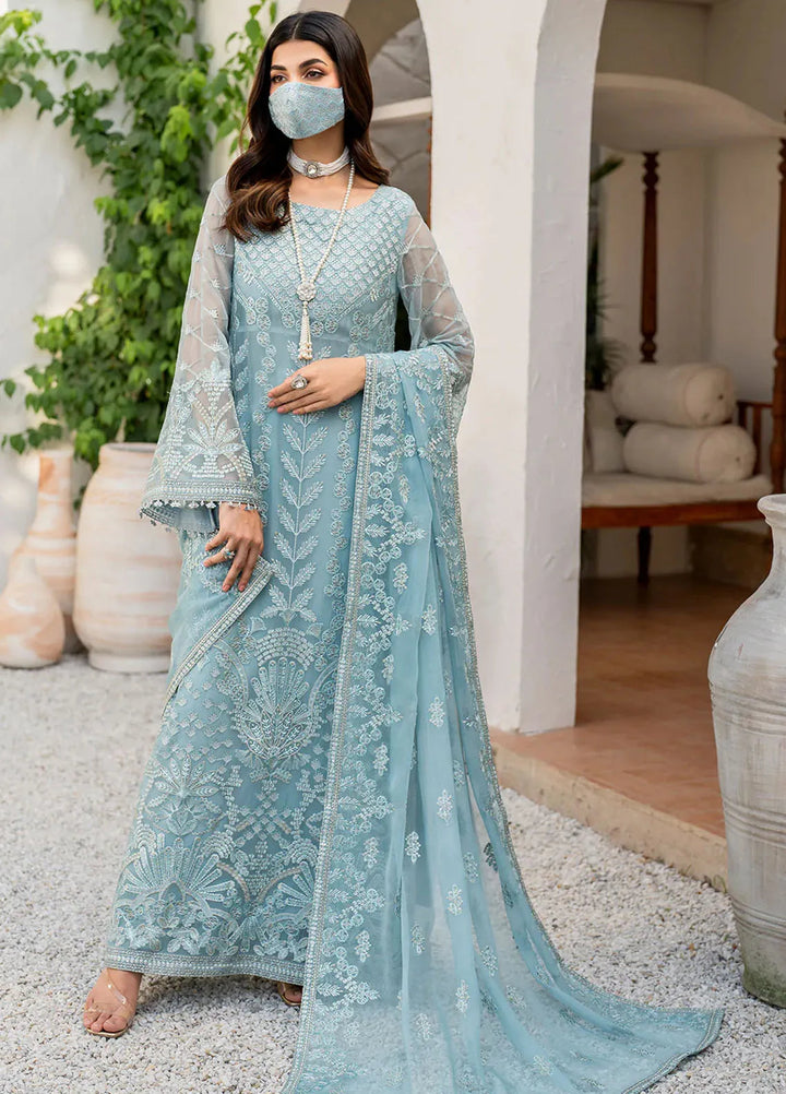 Naqsh by Safeera Embroidered Chiffon Suit Unstitched 3 Piece FL24NQ S-1405 - Formal Collection