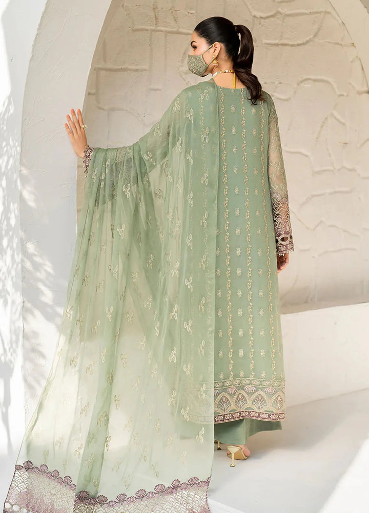 Naqsh by Safeera Embroidered Chiffon Suit Unstitched 3 Piece FL24NQ S-1406 - Formal Collection