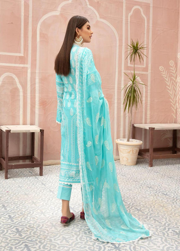Naqsh By Riaz Arts Embroidered Lawn Suits Unstitched 3 Piece RA21-N5 04 - Summer Collection