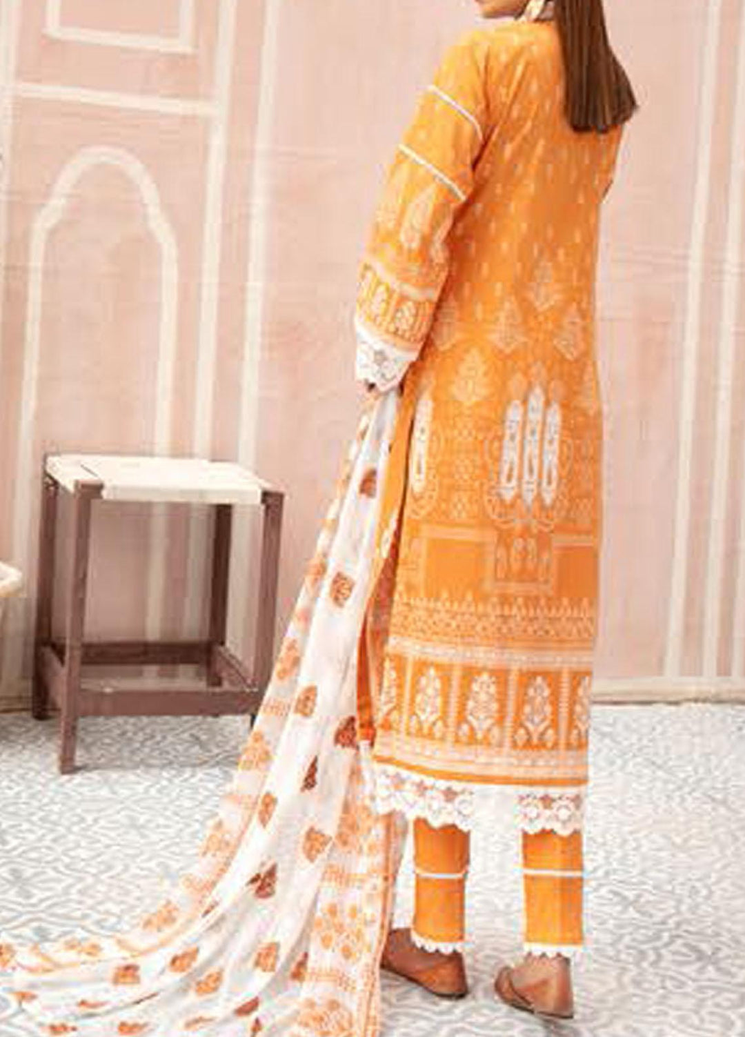 Naqsh By Riaz Arts Embroidered Lawn Suits Unstitched 3 Piece RA21-N5 05 - Summer Collection