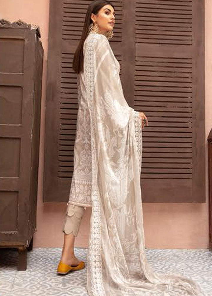 Naqsh By Riaz Arts Embroidered Lawn Suits Unstitched 3 Piece RA21-N5 08 - Summer Collection