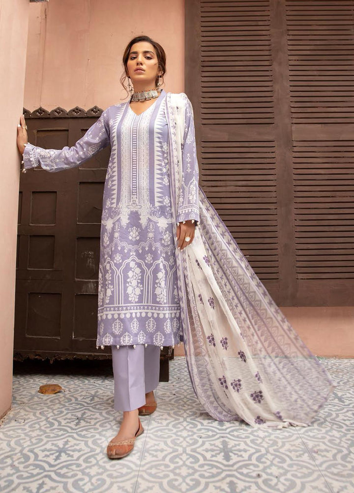 Naqsh By Riaz Arts Embroidered Lawn Suits Unstitched 3 Piece RA21-N5 09 - Summer Collection