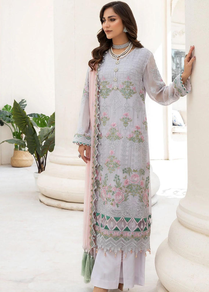 Naqsh Majestic By Imrozia Premium Embroidered Chiffon Suits Unstitched 3 Piece IMP23NM M-51 Cecilia - Festive Collection