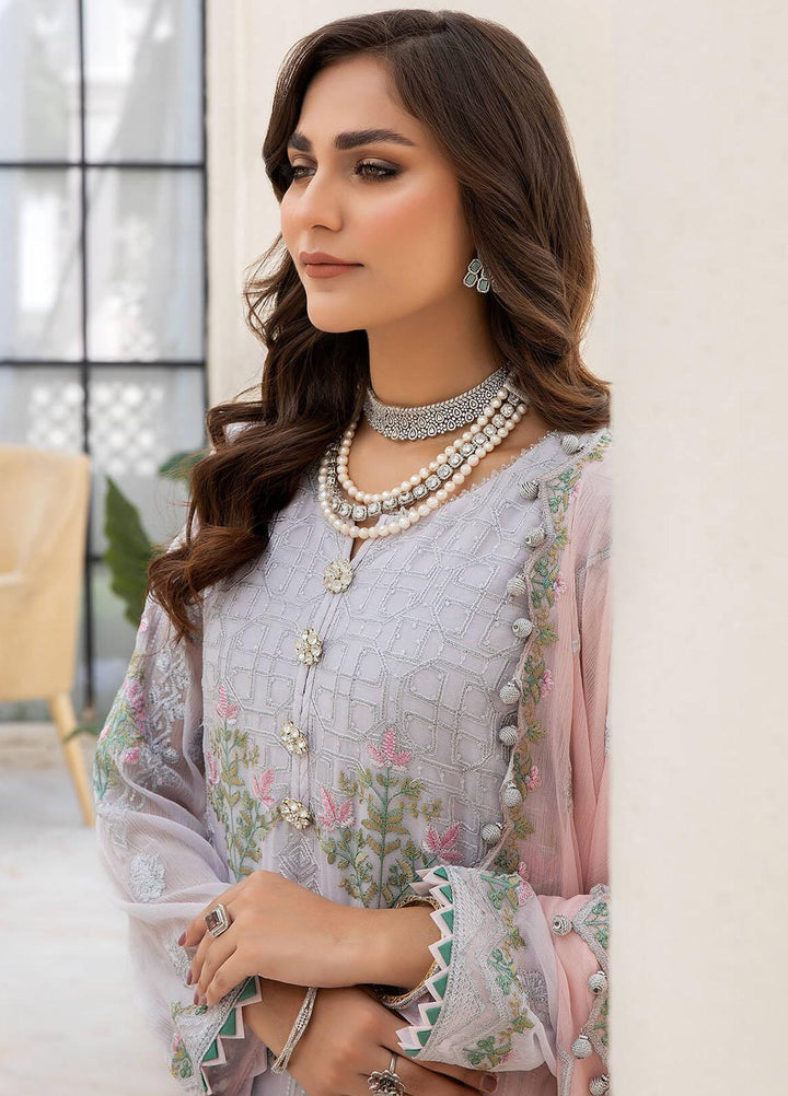 Naqsh Majestic By Imrozia Premium Embroidered Chiffon Suits Unstitched 3 Piece IMP23NM M-51 Cecilia - Festive Collection