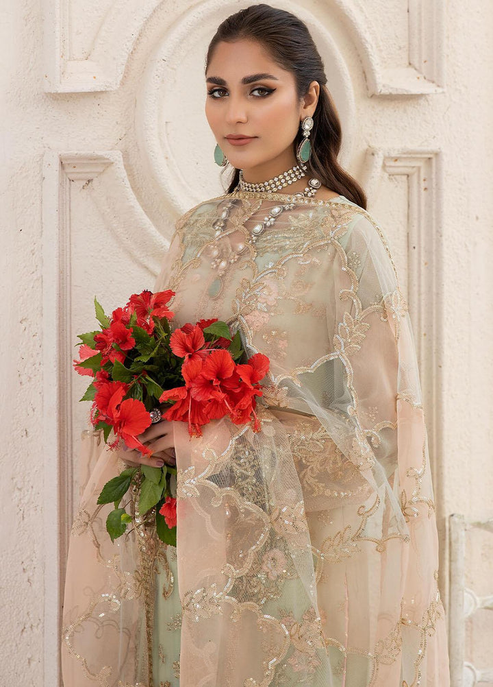 Naqsh Majestic By Imrozia Premium Embroidered Chiffon Suits Unstitched 3 Piece IMP23NM M-59 Florence - Festive Collection