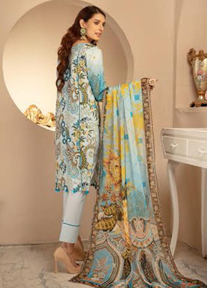 Naqsh by Riaz Arts Printed Lawn Suits Unstitched 3 Piece RA21-N6 SL-02 - Summer Collection