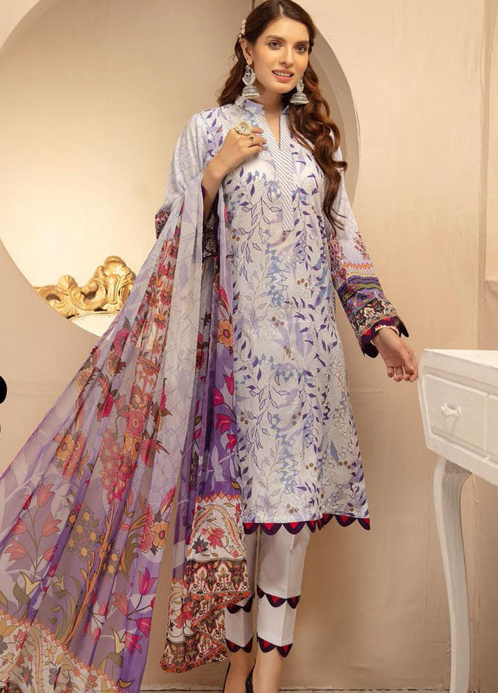 Naqsh by Riaz Arts Printed Lawn Suits Unstitched 3 Piece RA21-N6 SL-03 - Summer Collection