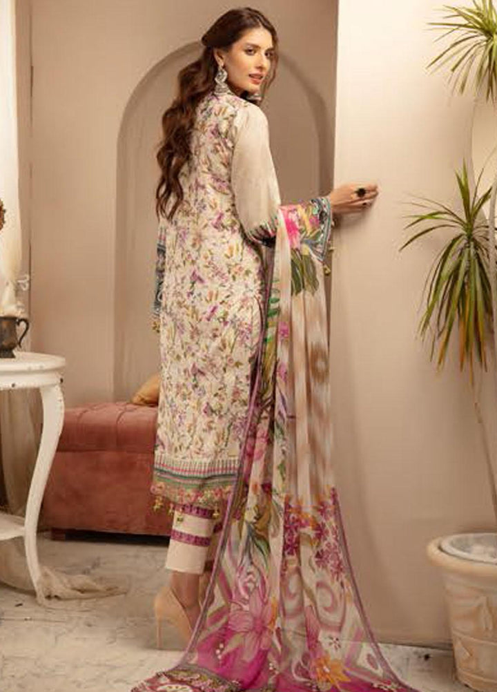 Naqsh by Riaz Arts Printed Lawn Suits Unstitched 3 Piece RA21-N6 SL-04 - Summer Collection
