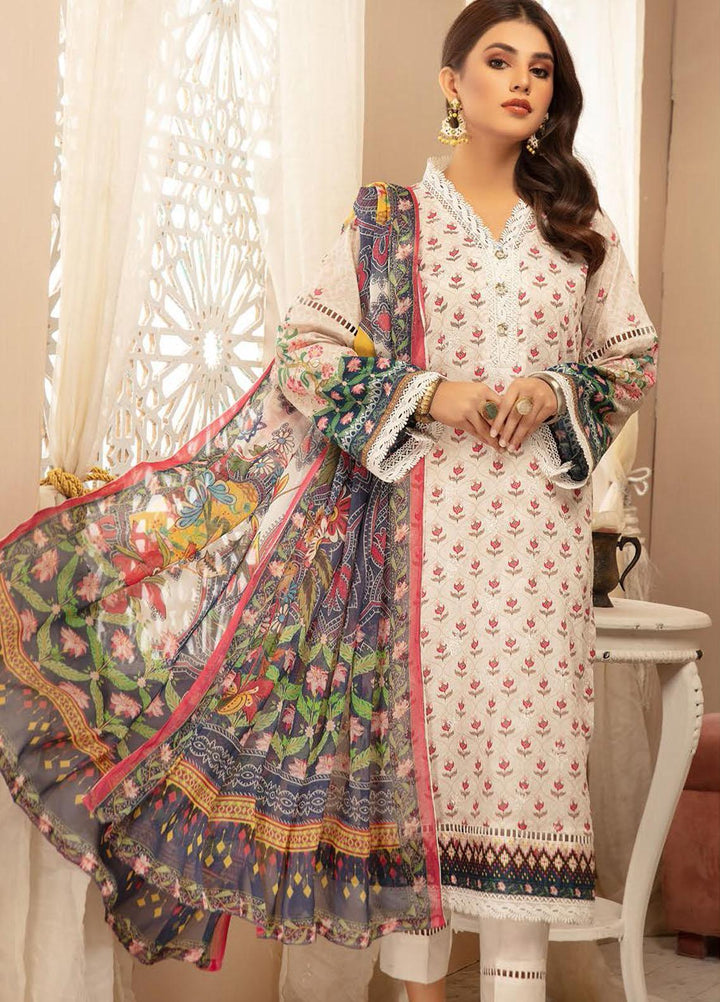 Naqsh by Riaz Arts Printed Lawn Suits Unstitched 3 Piece RA21-N6 SL-05 - Summer Collection
