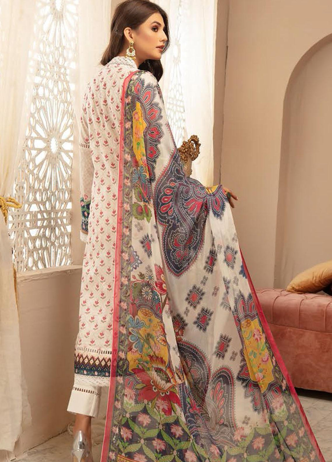 Naqsh by Riaz Arts Printed Lawn Suits Unstitched 3 Piece RA21-N6 SL-05 - Summer Collection