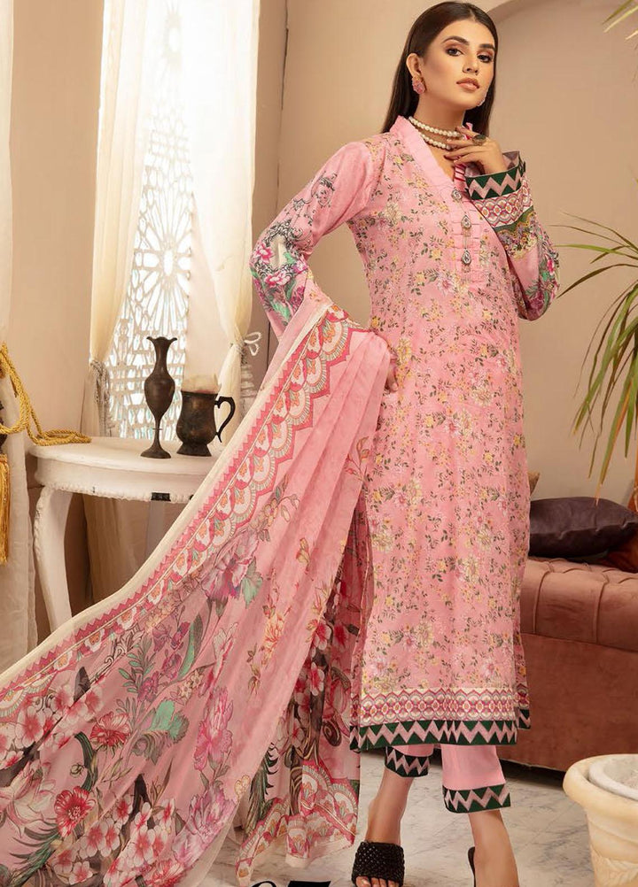 Naqsh by Riaz Arts Printed Lawn Suits Unstitched 3 Piece RA21-N6 SL-07 - Summer Collection