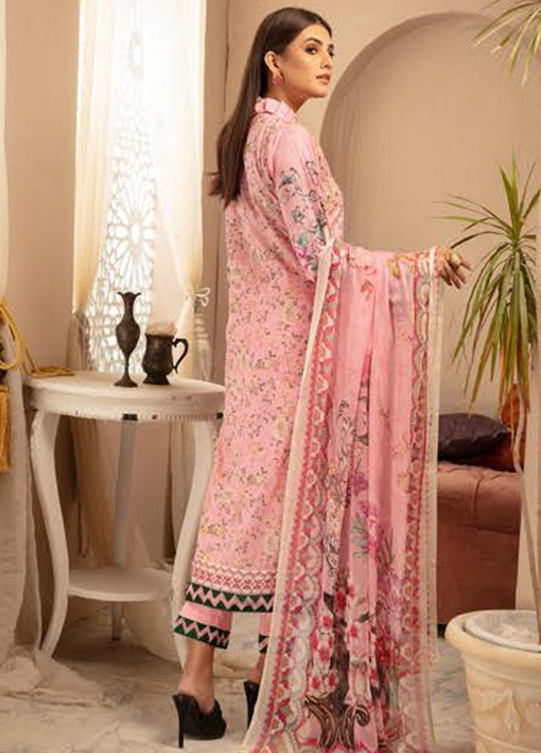 Naqsh by Riaz Arts Printed Lawn Suits Unstitched 3 Piece RA21-N6 SL-07 - Summer Collection