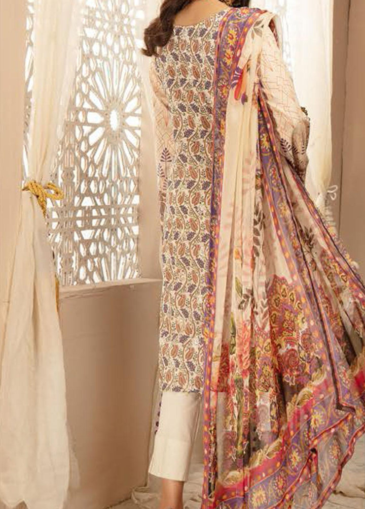 Naqsh by Riaz Arts Printed Lawn Suits Unstitched 3 Piece RA21-N6 SL-09 - Summer Collection