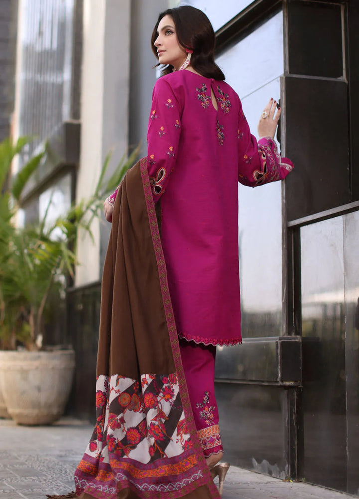 Naranji by Charizma Embroidered Khaddar Suit Unstitched 3 Piece CSR24N CNW4-01 - Winter Collection