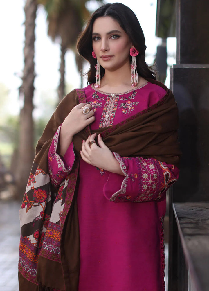 Naranji by Charizma Embroidered Khaddar Suit Unstitched 3 Piece CSR24N CNW4-01 - Winter Collection