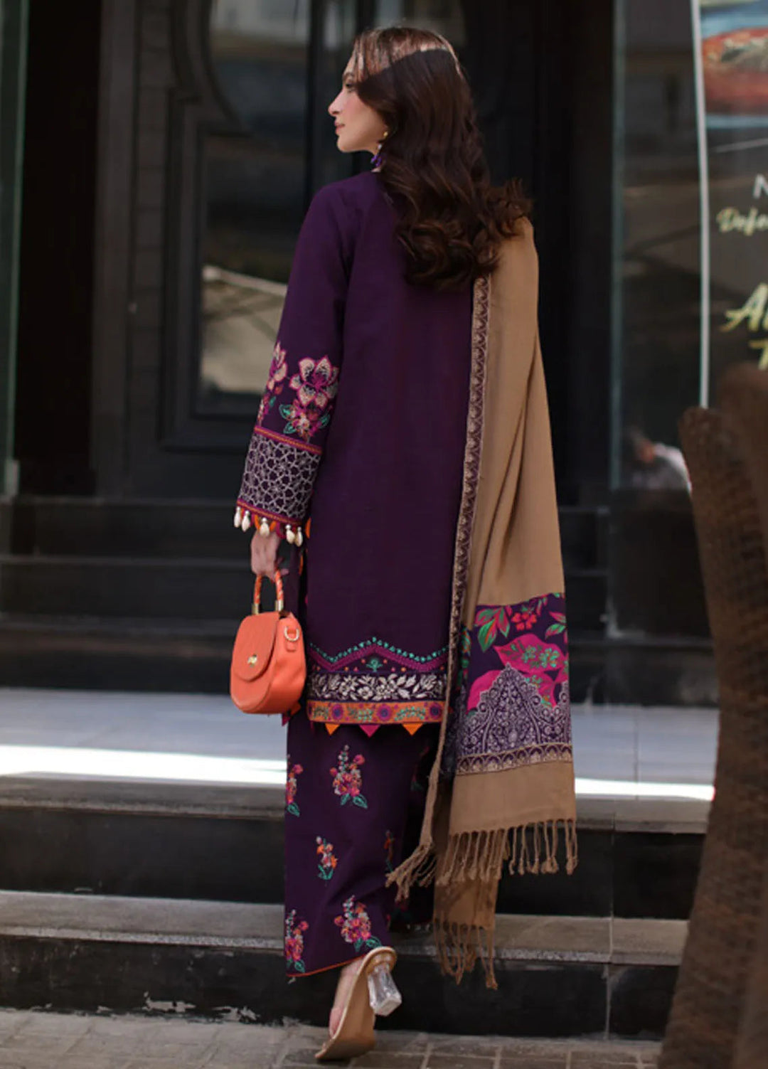 Naranji by Charizma Embroidered Khaddar Suit Unstitched 3 Piece CSR24N CNW4-02 - Winter Collection