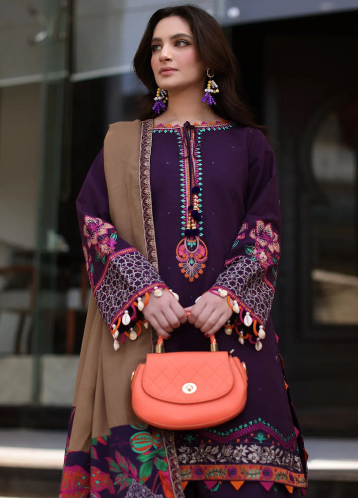 Naranji by Charizma Embroidered Khaddar Suit Unstitched 3 Piece CSR24N CNW4-02 - Winter Collection