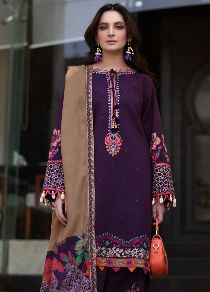 Naranji by Charizma Embroidered Khaddar Suit Unstitched 3 Piece CSR24N CNW4-02 - Winter Collection