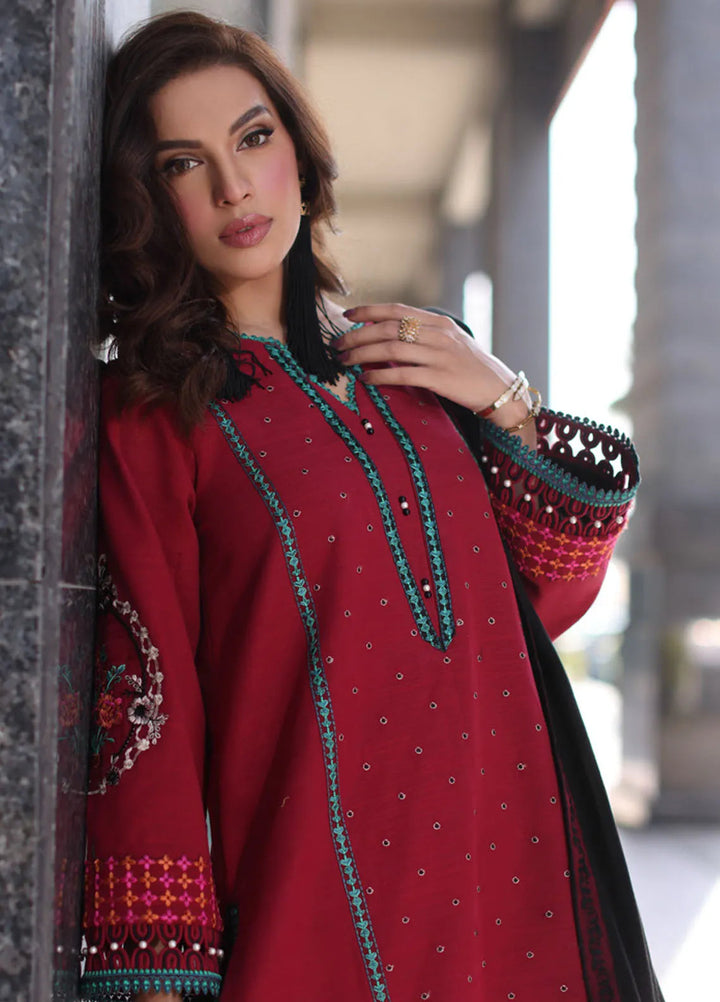 Naranji by Charizma Embroidered Khaddar Suit Unstitched 3 Piece CSR24N CNW4-03 - Winter Collection